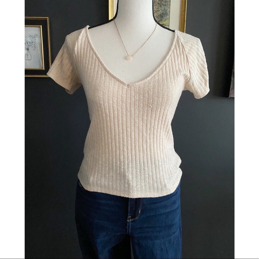 Urban Outfitters Cropped V Neck